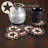 Jute Round 6 Piece Coaster Set
