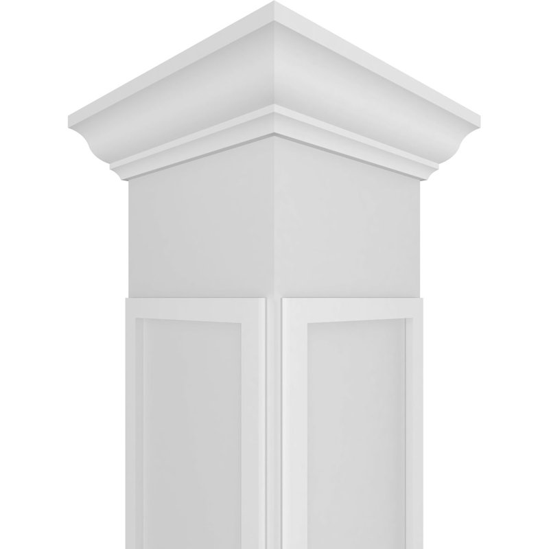 Carré Arts & Crafts, H 108 po x l 7,625 po x P 7,625 po