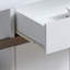 Buffet avec 4 tablettes Modernize Kitchen, blanc et taupe foncé