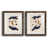 Papier, cadre noyer