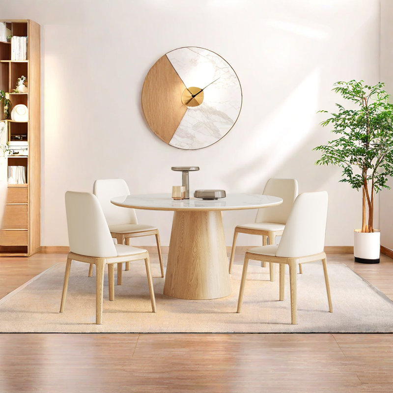 Petite table et chaises de salle à manger, H 29,52 po x L 47,24 po x l 47,24 po