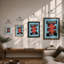 Twisted Fate Modern - Framed Print-1425281094-1425281095