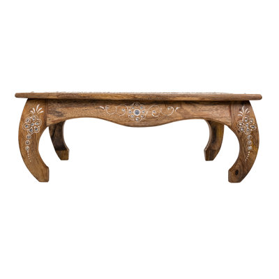 Arvida Solid Wood Four Leg Coffee Table