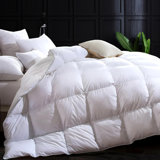 Luxurious Fluffy Soft Feather Down Comforter Warm Breathable Duvet Insert for All Seasons