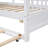 Contemporary Wooden House Bed with Trundle and Storage Shelves-117244265-117244264