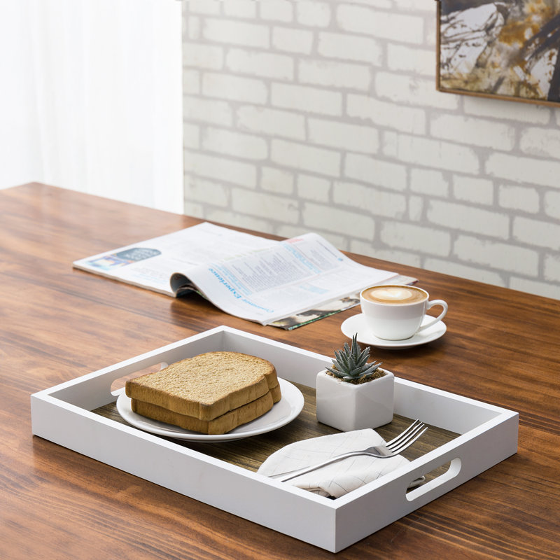 Solid Wood Tabletop Serving Tray