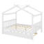 Lit en bois avec couchette