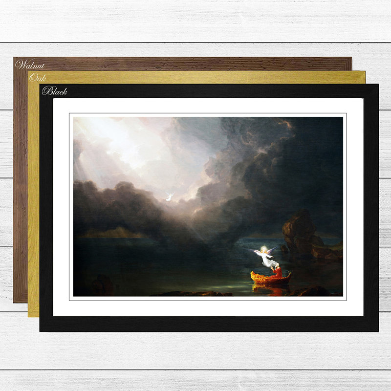 Voyage of Life Old Age by Thomas Cole - Framed Print, Walnut