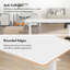 Adjustable Metal Base Standing Desk-93657109-93657108