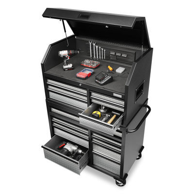 Premier 41 Inch 15-Drawer Mobile Tool Chest Combo