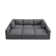 Latitude Run U-shaped Corduroy Sectional Modular Sofa Cloud Couch