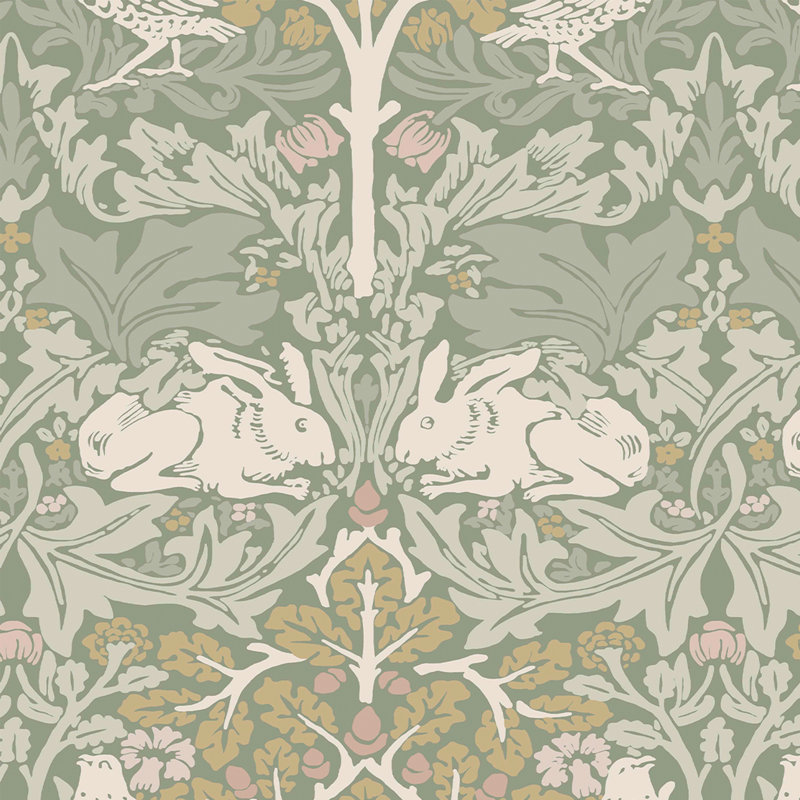 Papier peint William Morris, Vert