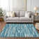 Malek Indoor/Outdoor Area Rug with Non-Slip Backing