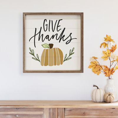" Happy Fall Give Thanks "