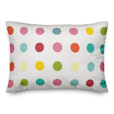 Polka Dots Throw Pillow