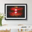 Red And Orange Sunset Above The Sea - Single Picture Frame Print on MDF-56866141-56866144