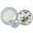 Toulouse Blue 12-Pc Dinnerware Set, Service For 4