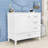Bathroom Vanity with Soft-Close Doors, Overflow Basin and Versatile Storage-1526625129