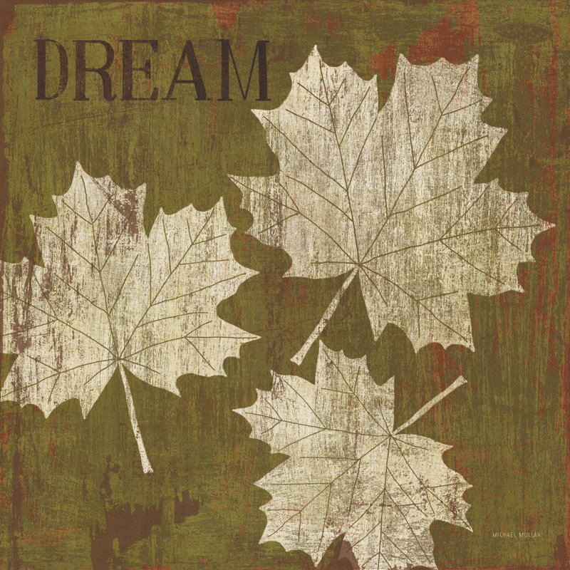 Leaf Inspiration IV by Michael Mullan - Wrapped Canvas Graphic Art, 76cm H x 76cm W