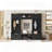 4-in-1 Detachable Hall Tree with 7 Hooks and Drawers (Black)