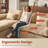 Nathasa 2 - Piece No Assembly Required Upholstered Boneless Sectional, Compression Sleeper Sofa with Pillow, Free Combination Sofa Bed for Home-123086225-123086227
