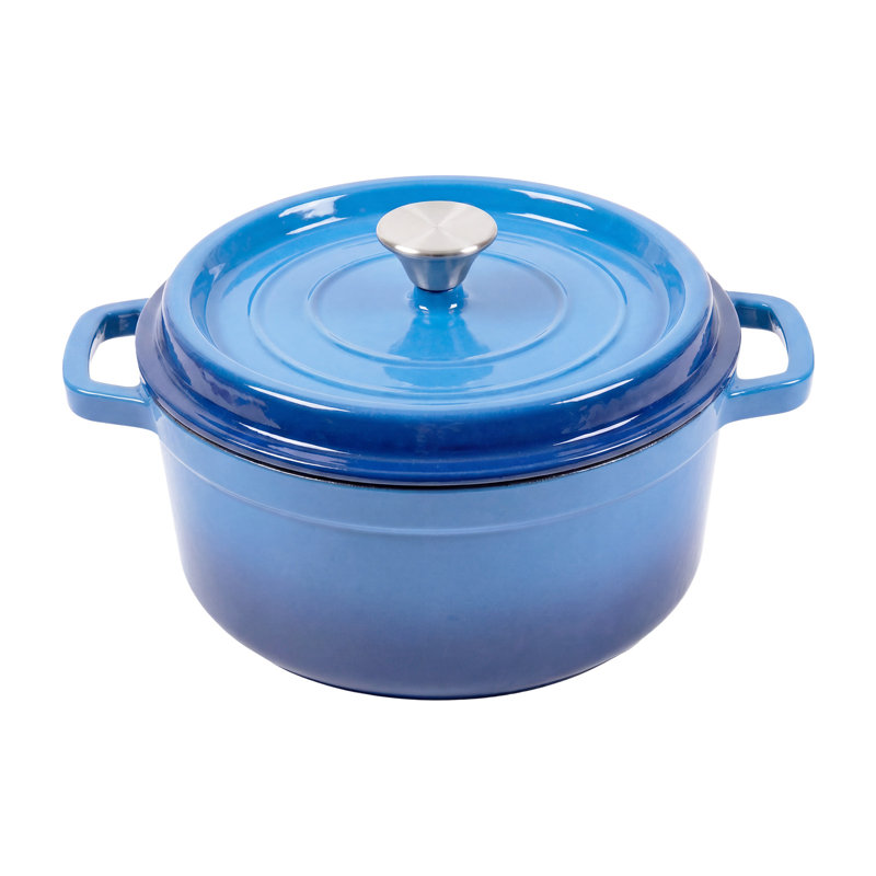 Enamelled Cast Iron Dutch Oven Pot with Lid