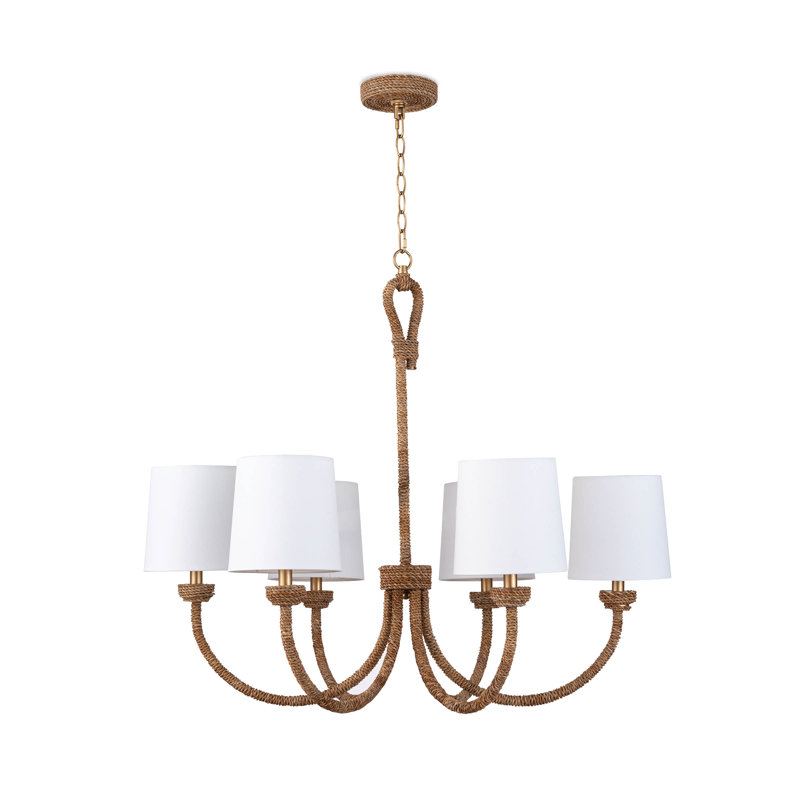 Coastal Luxe 6-Light Chandelier