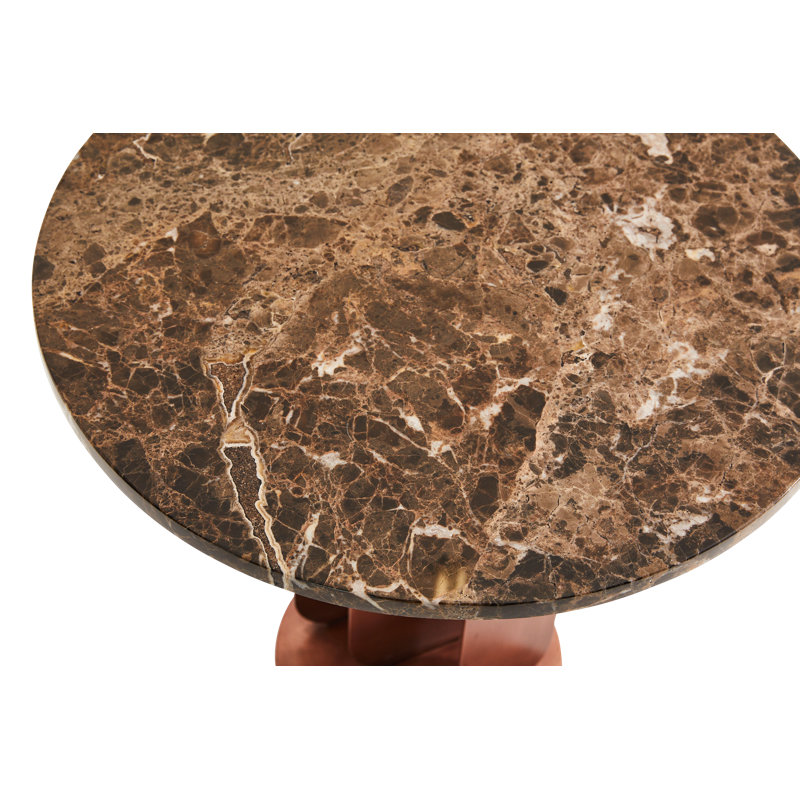 Egg Designs 'Drop' Black Marble End Table