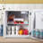 Magic Chef 1.6 Cubic Feet Retro Style Mini Fridge with Interior LED Light, White