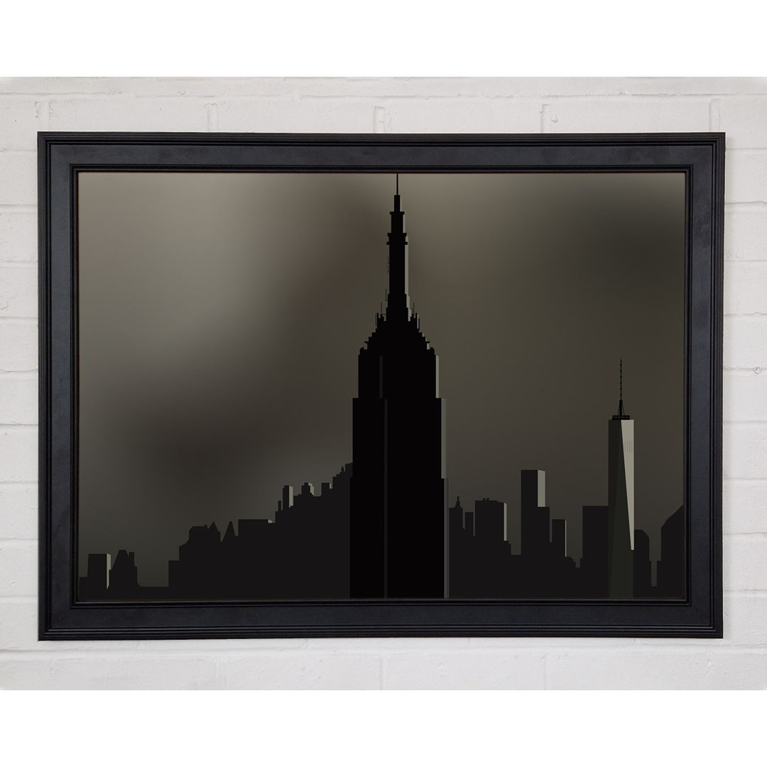 Kunstdruck Empire State Building Illustration