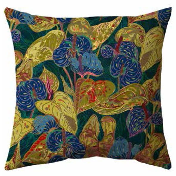Jeramiah Floral Square Cushion