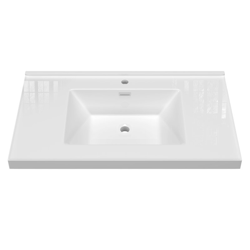 Comptoir de meuble-lavabo rectangulaire 36 po x P 22 po