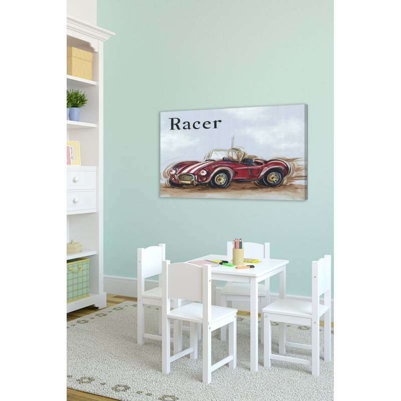 "Racer" par Reesa Qualia, reproduction sur toile tendue, H 24 po x l 36 po x P 1,5 po