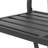 5pcs Patio Stackable Dining Set, Umbrella Hole And Wood-grain Tabletop-309183549