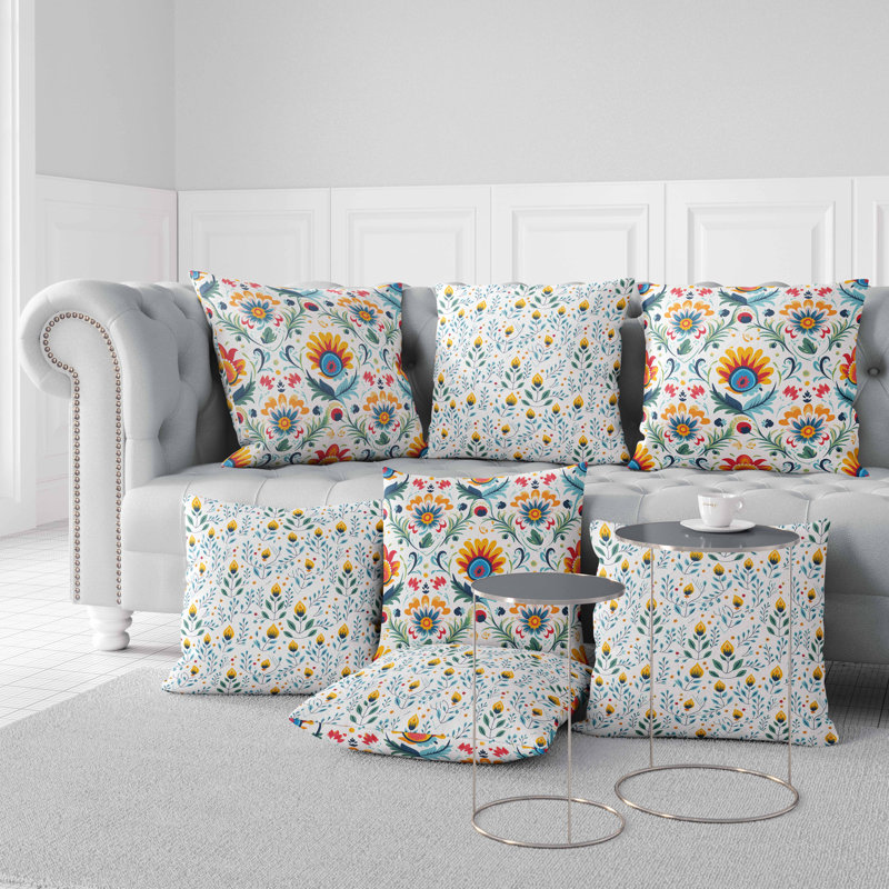 Wild Haven Multicolor Faux Suede Reversible Throw Pillow