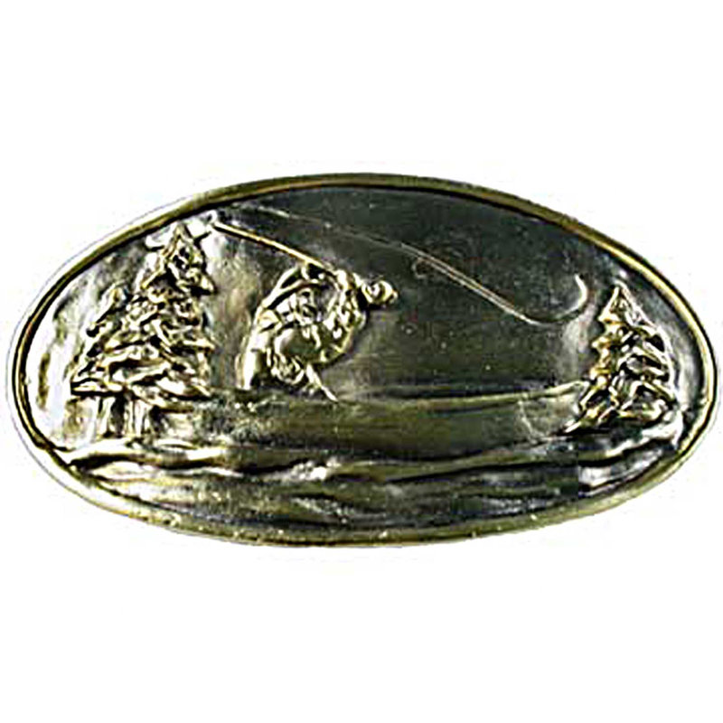 Poignée fantaisie surdimensionnée pour sportif, Laiton antique