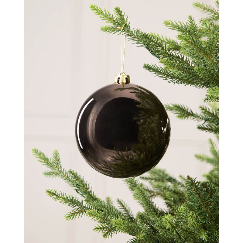21.8cm Polystyrene Bauble, 16 cm H x 15 cm W x 15 cm D, Mocha