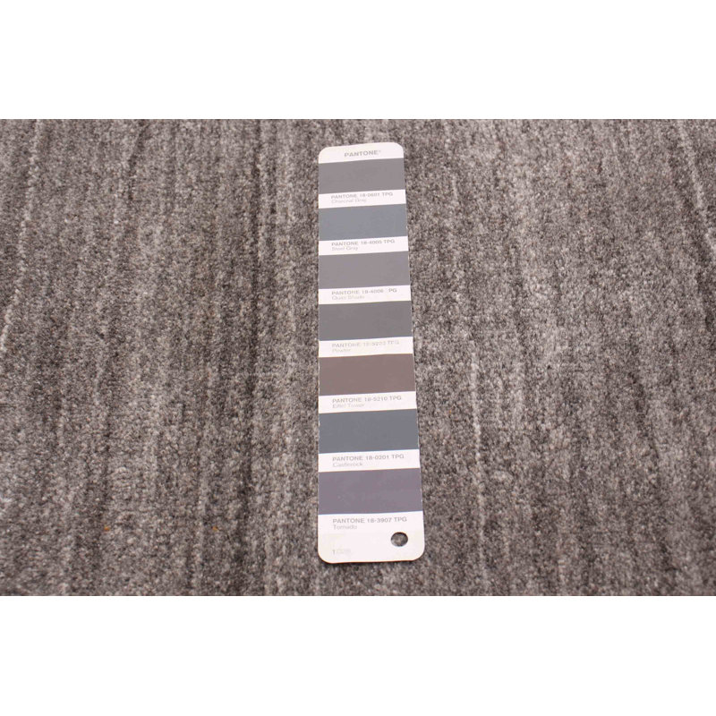 Tapis unique en laine noué à la main gris nouvel âge 5 pi 4 po x 7 pi 10 po Kashkuli Gabbeh