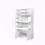 Farmhouse Storage Cabinet with Pull Out Multi Tier Shelves