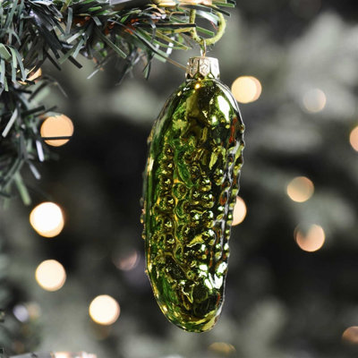 4'' Glass Hanging Figurine Ornament