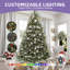 Arbre de Noël artificiel pré-décoré 6 pi avec pommes de pin 6 pi-1121309633