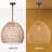 Raiford 1 - Light Natural Shaded Pendant-647287056