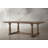 Bernard Weathered Oak Finish Dining Table