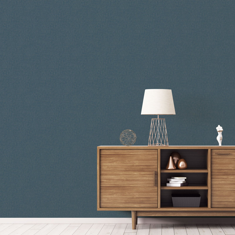 10m x 53cm Wallpaper Roll, Turqouise