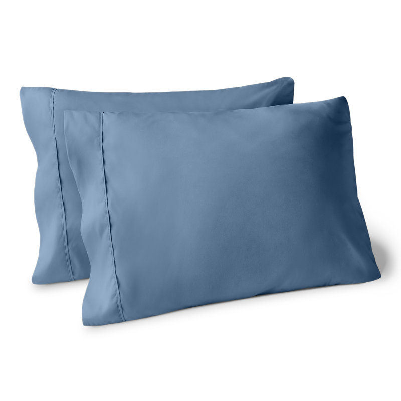 Soft Microfiber Pillowcase Set, 2 King Pillowcases, Coronet Blue