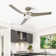 132.1cm 3-Blade LED Smart Ceiling Fan with Remote Control and Light Kit Included