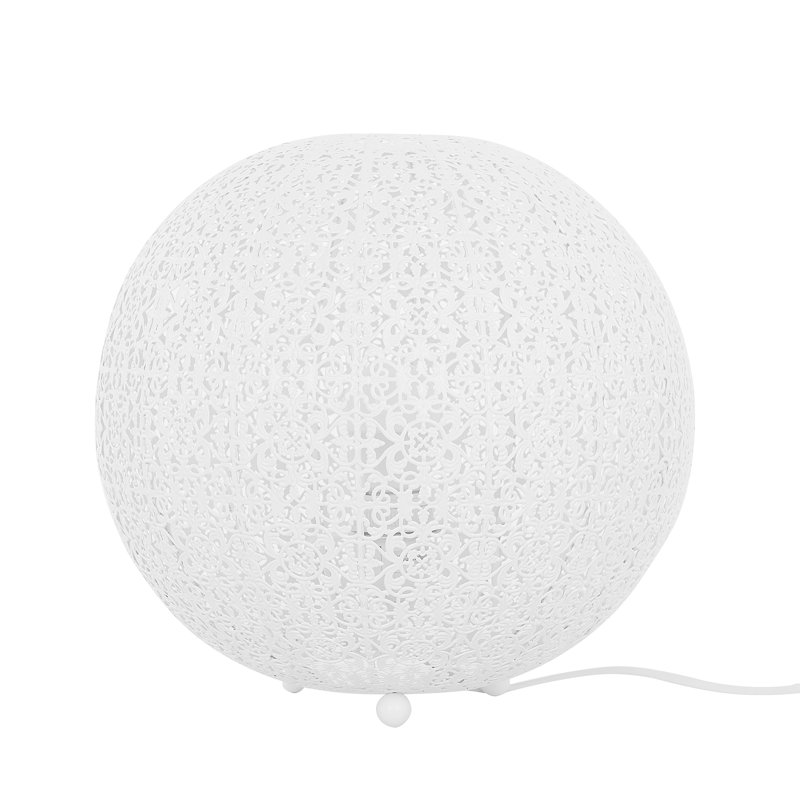 Dehn Metal Globe Lamp, White