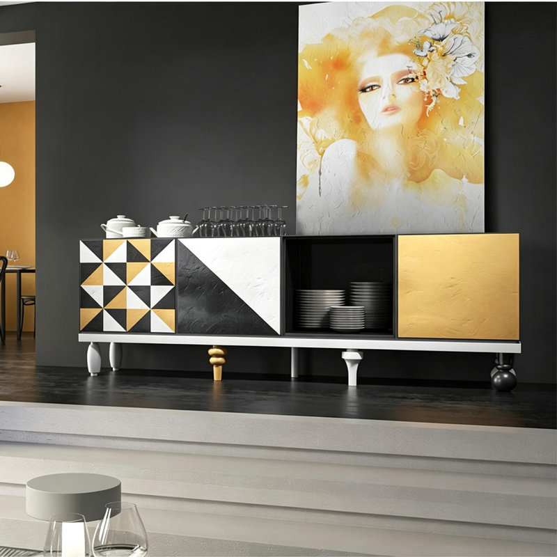 Buffet de haute qualité, H 31,5 po x l 78,74 po x P 15,75 po