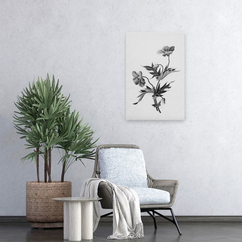 Minimalist Botanical II, 24" H x 16" W