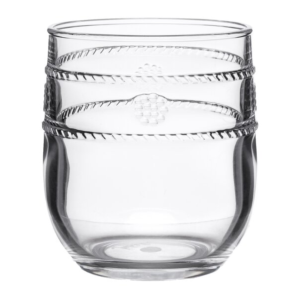 US Acrylic Classic Clear Plastic Reusable Drinking Glasses (Set of